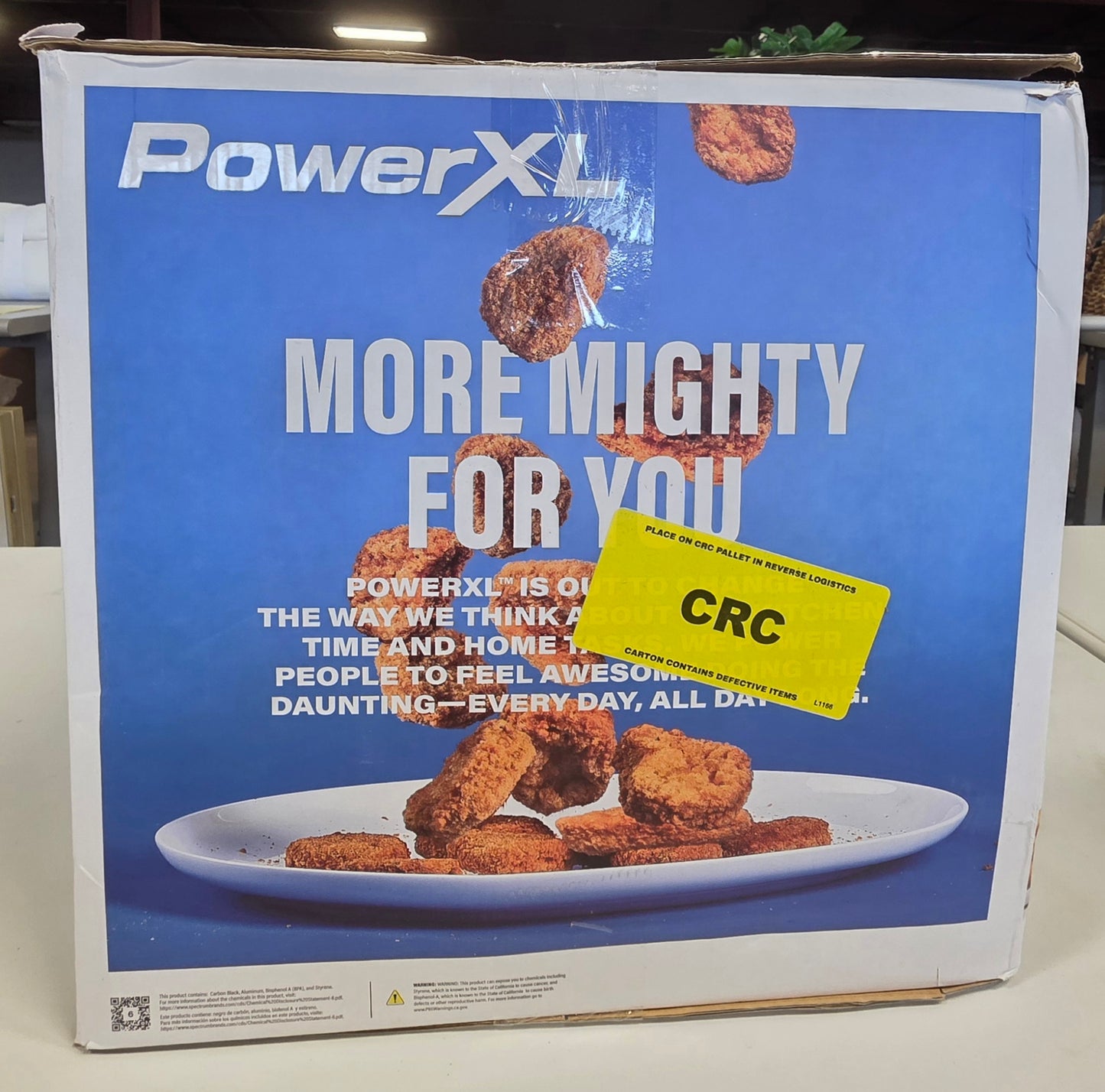 PowerXL Vortex Pro Air Fryer Black 8 Qt OPEN BOX PICKUP ONLY