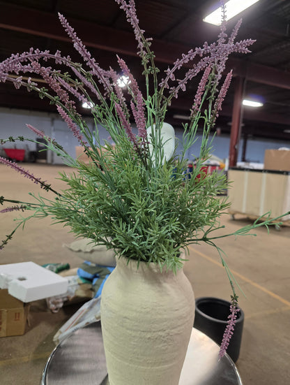 28" Potted Lavender Outdoor Patio Artificial Plant - Threshold™ designed with Studio McGee - AS IS - CHIPPED/CRACKED