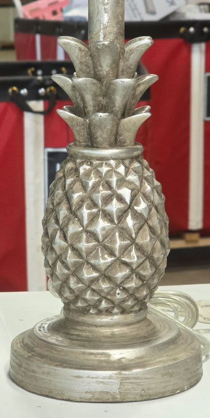 Pineapple Table Lamp Silver PICKUP ONLY
