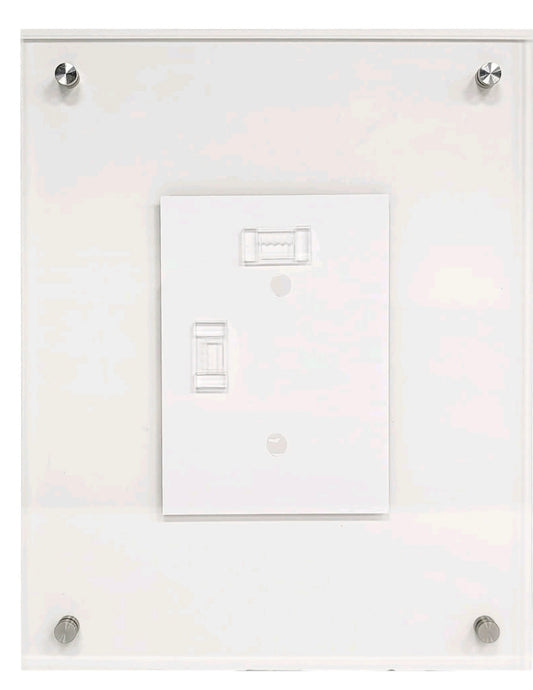 Clear Acrylic Float Wall Photo Frame 11" x 14"