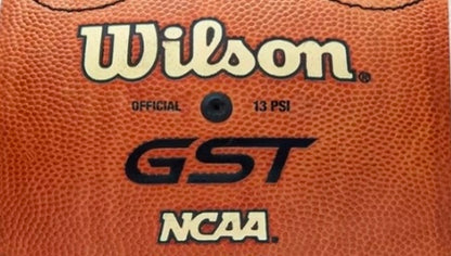 Wilson GST Speed Skin Official Football - Brown: Regulation Size, Leather Composite, Butyl Bladder