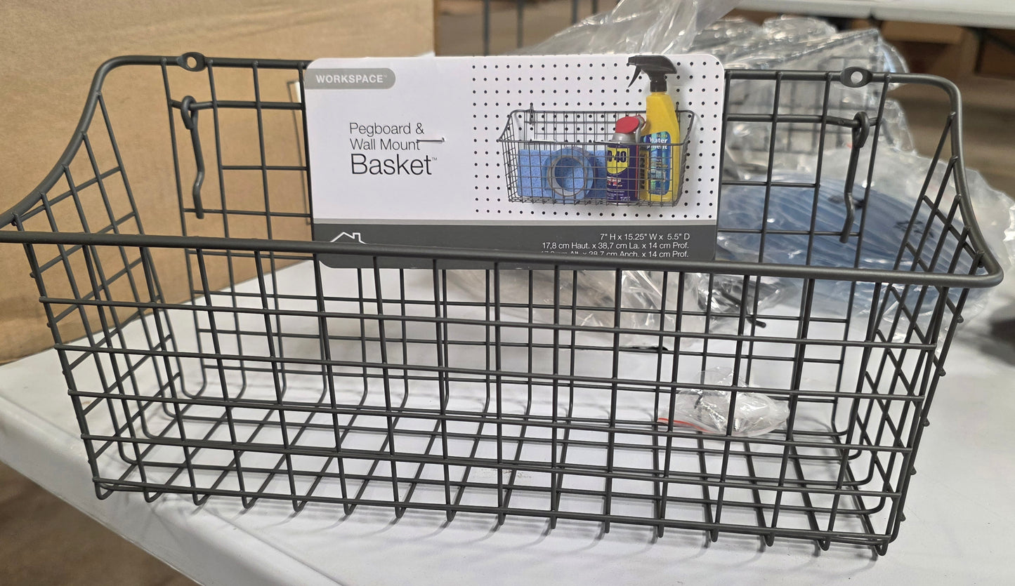 Pegboard & Wall Mount Basket