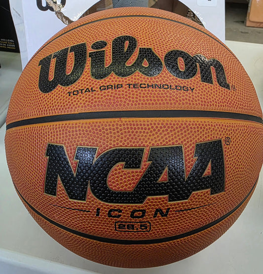 Wilson ICON 28.5" Basketball: Butyl Bladder, Rubber Shell