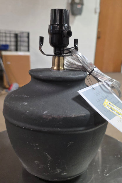 Ceramic Lamp Base Black - Threshold™ designed with Studio McGee AS-IS