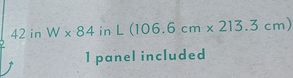Blackout Curtain 42" x 84" Blackout Twill Solid Kids' Panel Pink