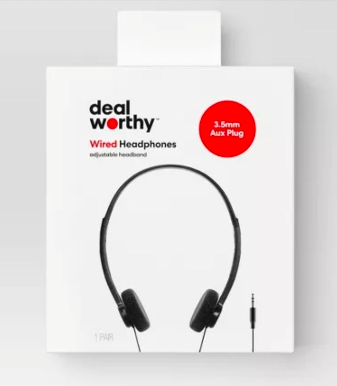 BULK 12 UNITS,  Retro On-Ear Headphones - dealworthy™: Wired, 3.5mm Jack, Foam Cushion