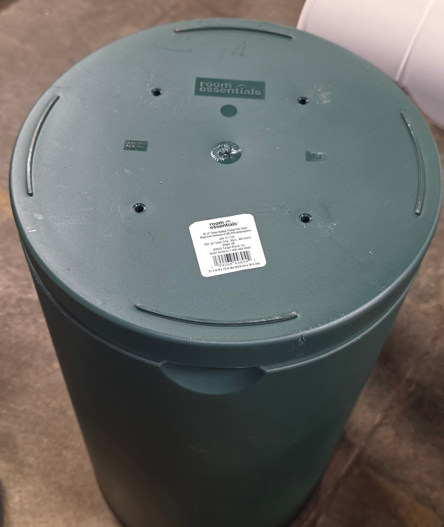 Recycled Resin Indoor Outdoor Planter 12"x21" Green - Room Essentials™