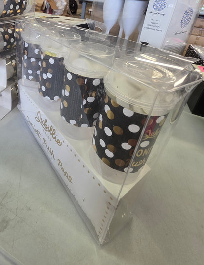 Confetti Push Pops Set of 4 per pkg