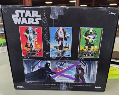 Buffalo games Star Wars 3pk puzzles AS IS