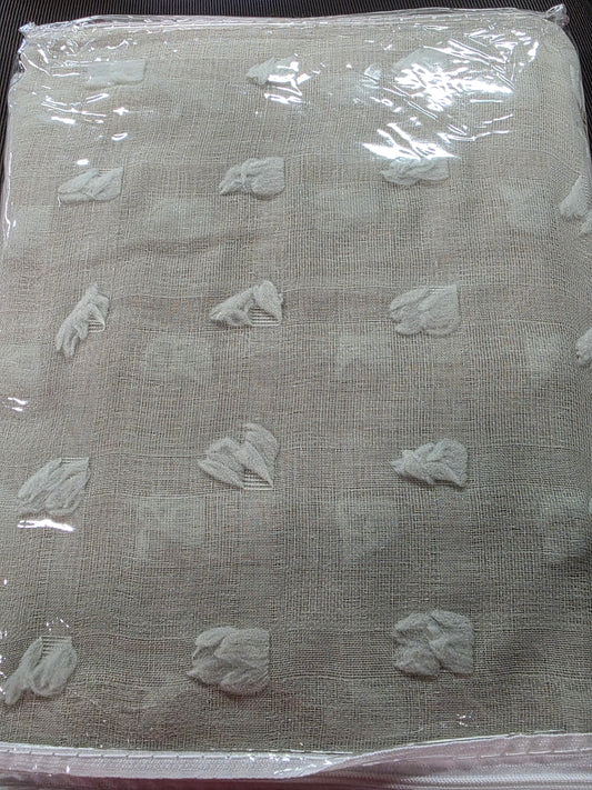 PANELS - Payton Eyelash Weave Semi Sheer set of 2 Grommet Panels 37"x84", Sage