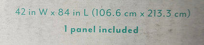 Blackout Curtain 42"W x 84"L In the Garden Kids' Blackout Window Curtain Panel