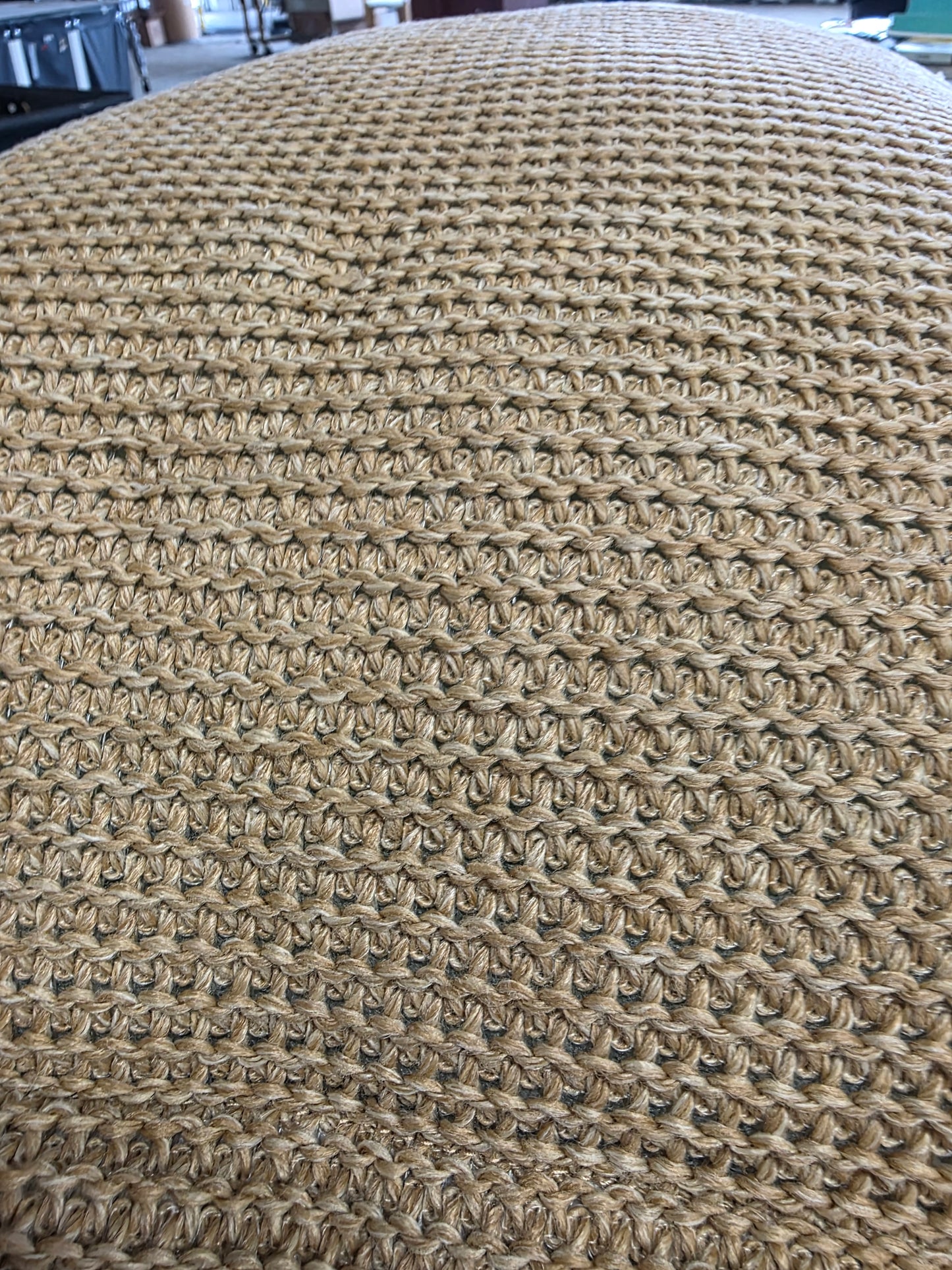 Faux Natural Outdoor Knit Pillow Cushion Tan - Threshold™ PICKUP ONLY