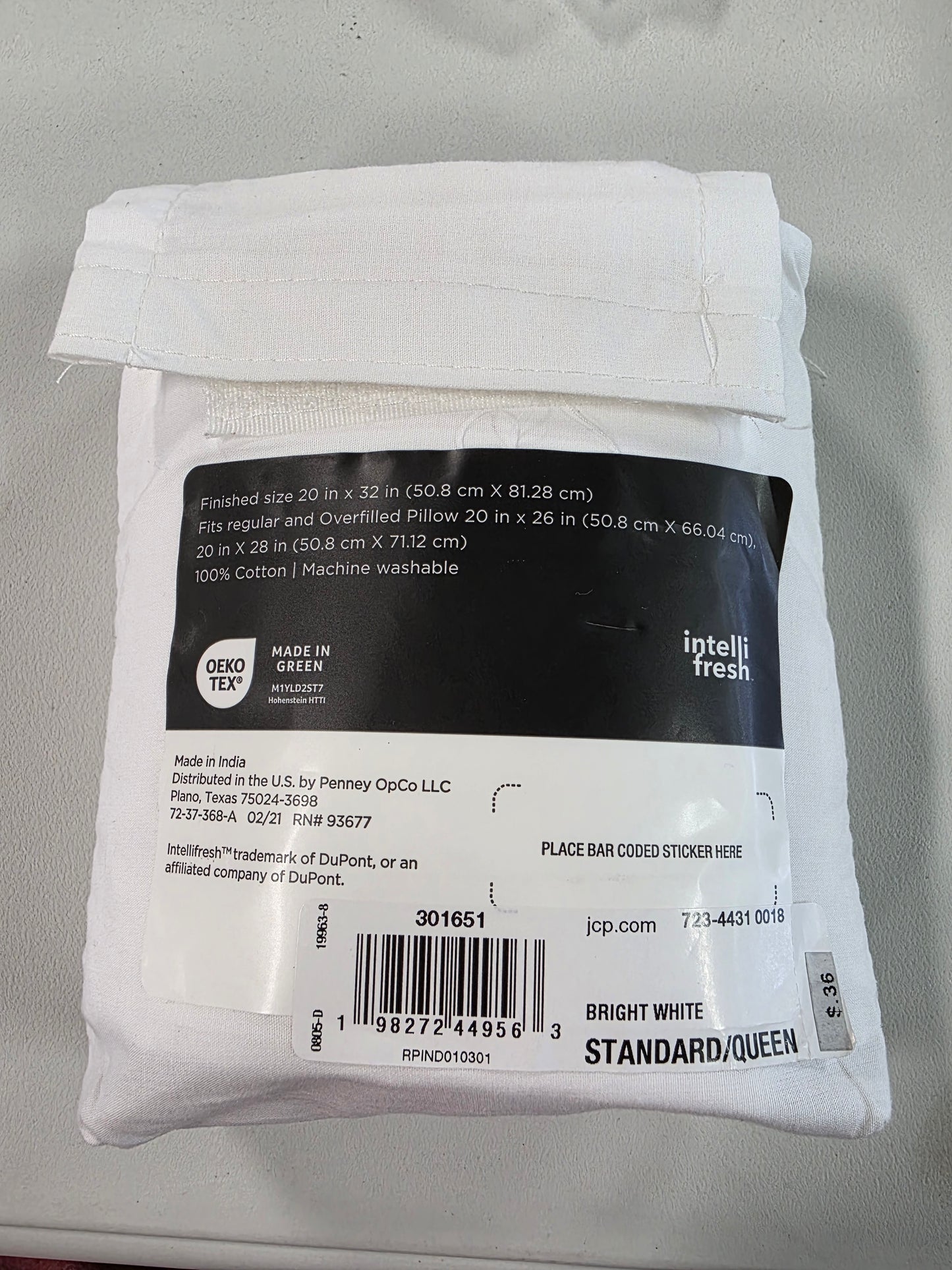 White Pillowcase Set of 2