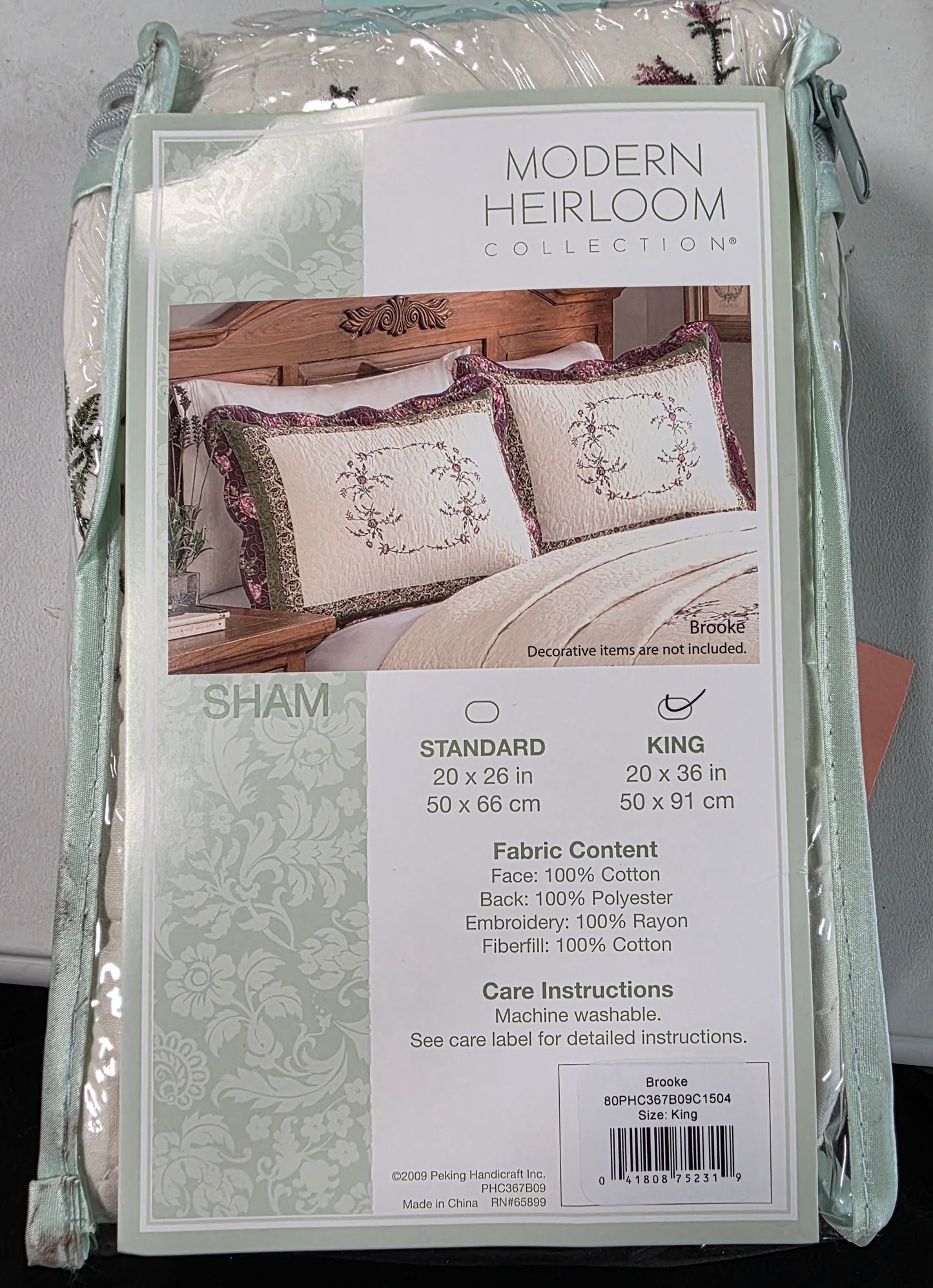 Modern Heirloom Brooke Pillow Sham King