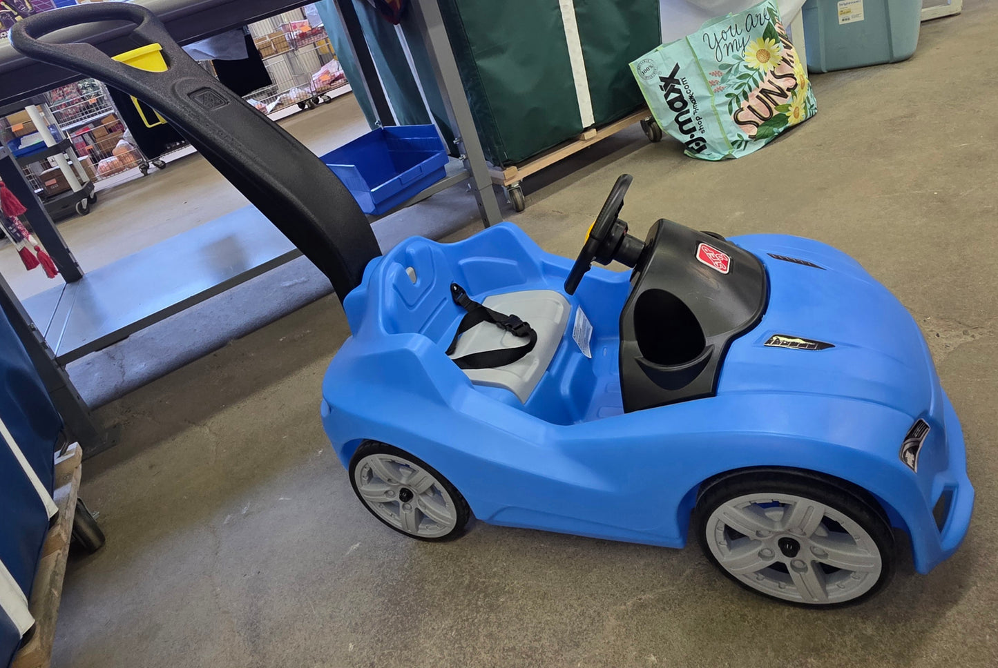 Step2 Whisper Ride Cruiser - Blue: Push Riding Toy for Ages 1.5-4, 50 lb Capacity PICKUP ONLY