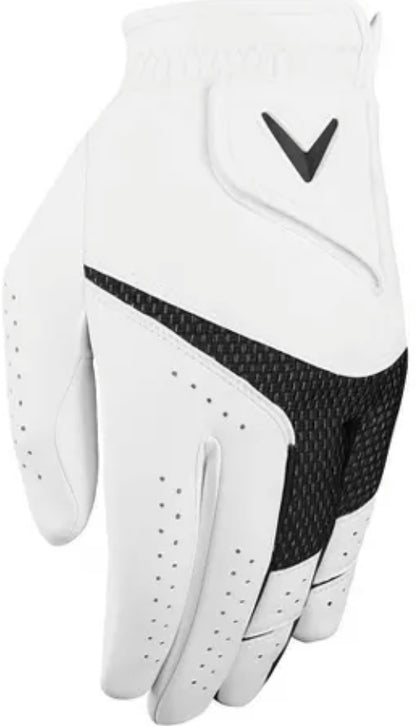 Callaway Adult Weather Spann Golf Gloves 2pck - White XL