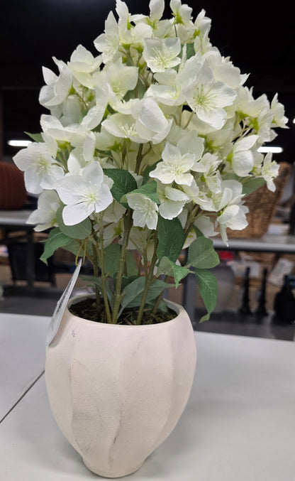 Faux Hydrangea Arrangement 18" Studio McGee AS-IS
