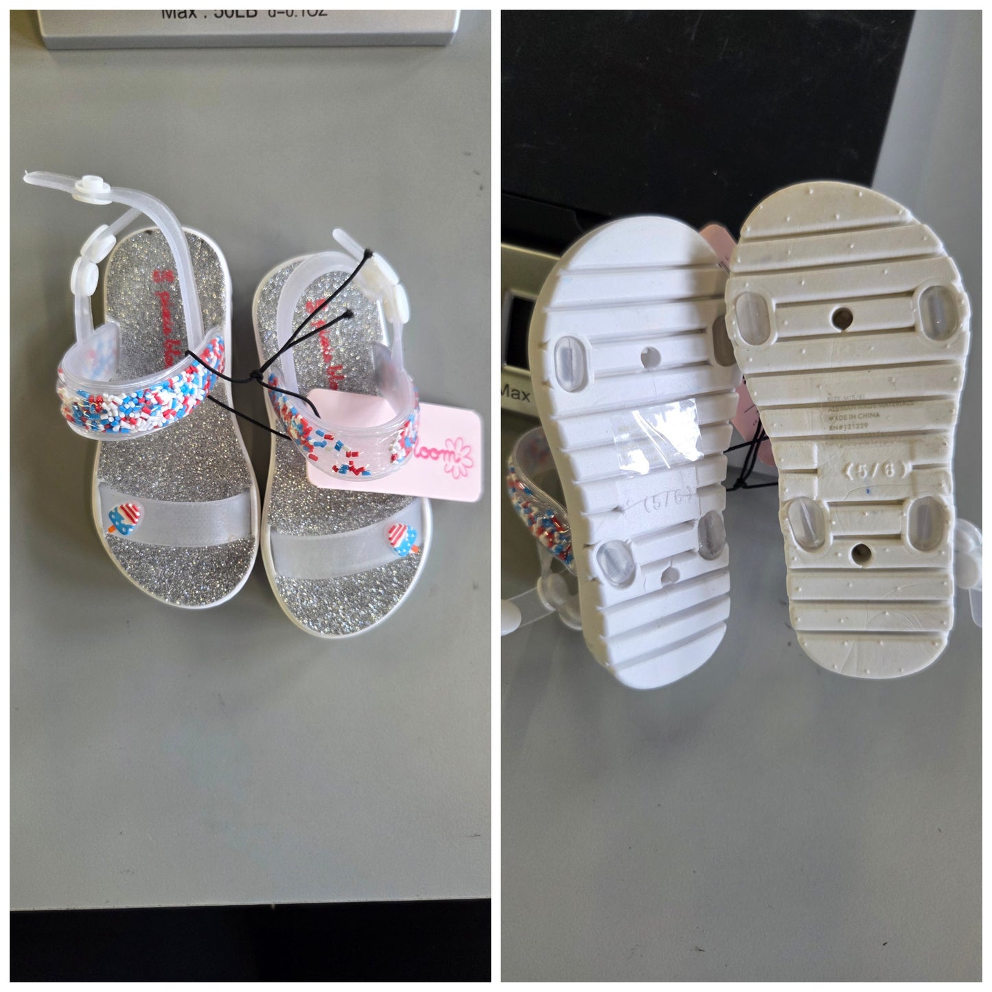 Girls Pixie Bloom jelly sandals