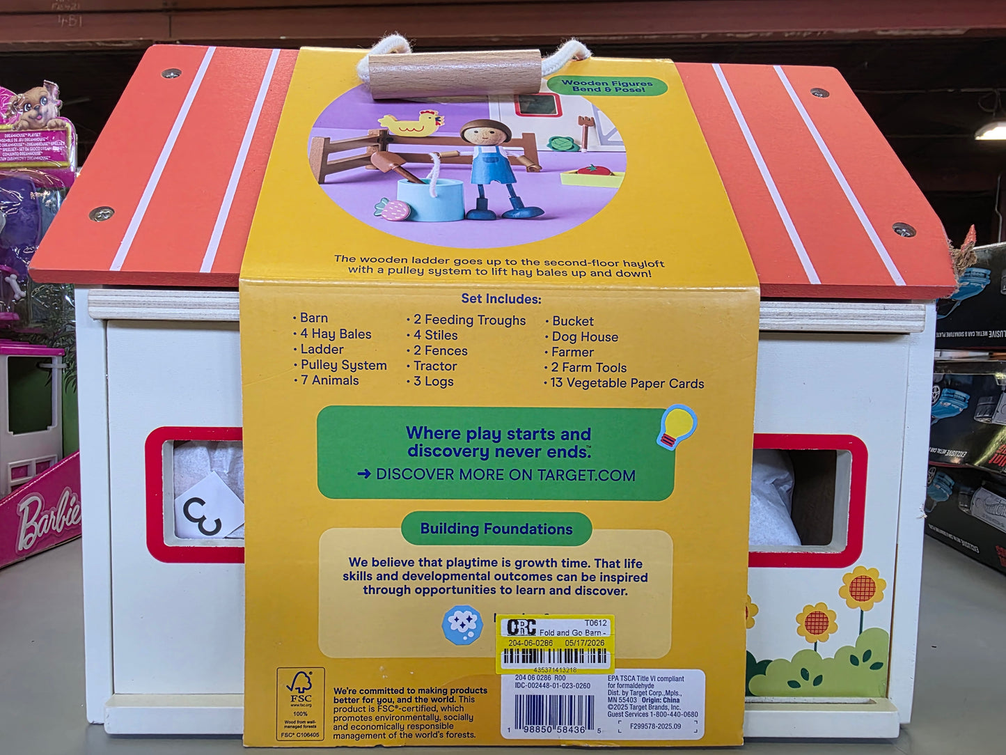 Fold and Go Barn - Gigglescape AS-IS