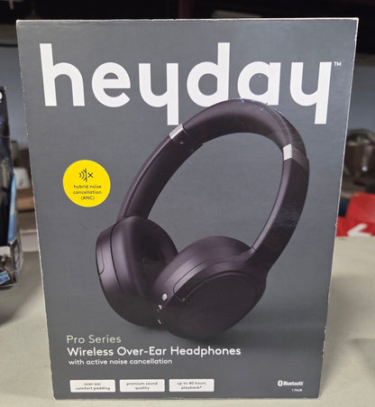 Heyday pro series wireless over-ear headphones with active noise cancelation - OPEN BOX