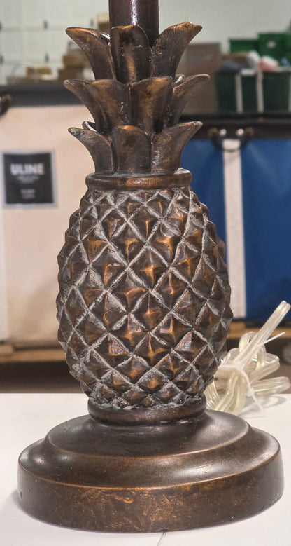 Pineapple Table Lamp Bronze PICKUP ONLY