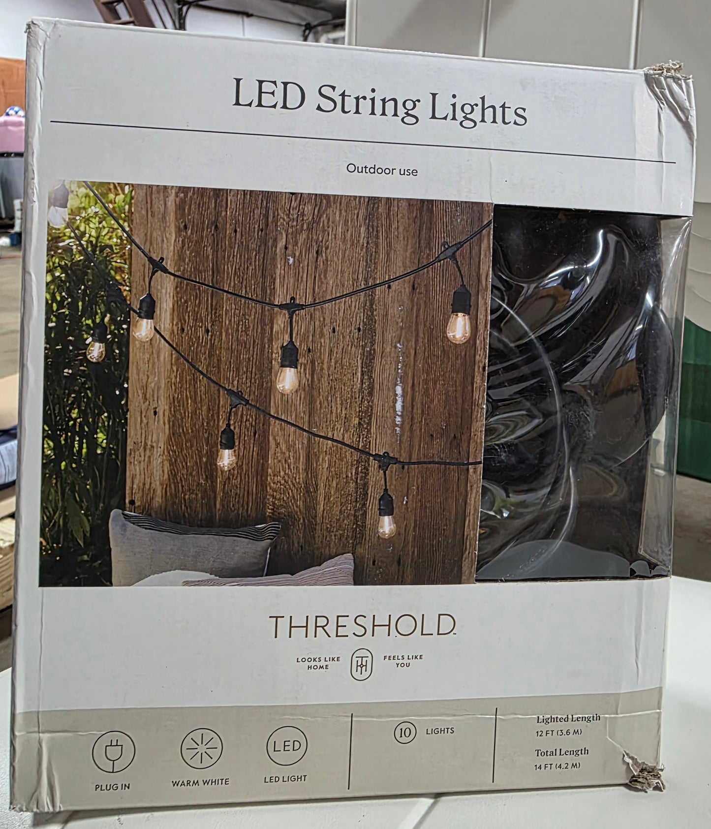 LED String Lights, 10 Outdoor Lights