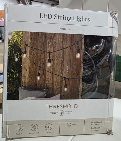 LED String Lights, 10 Outdoor Lights
