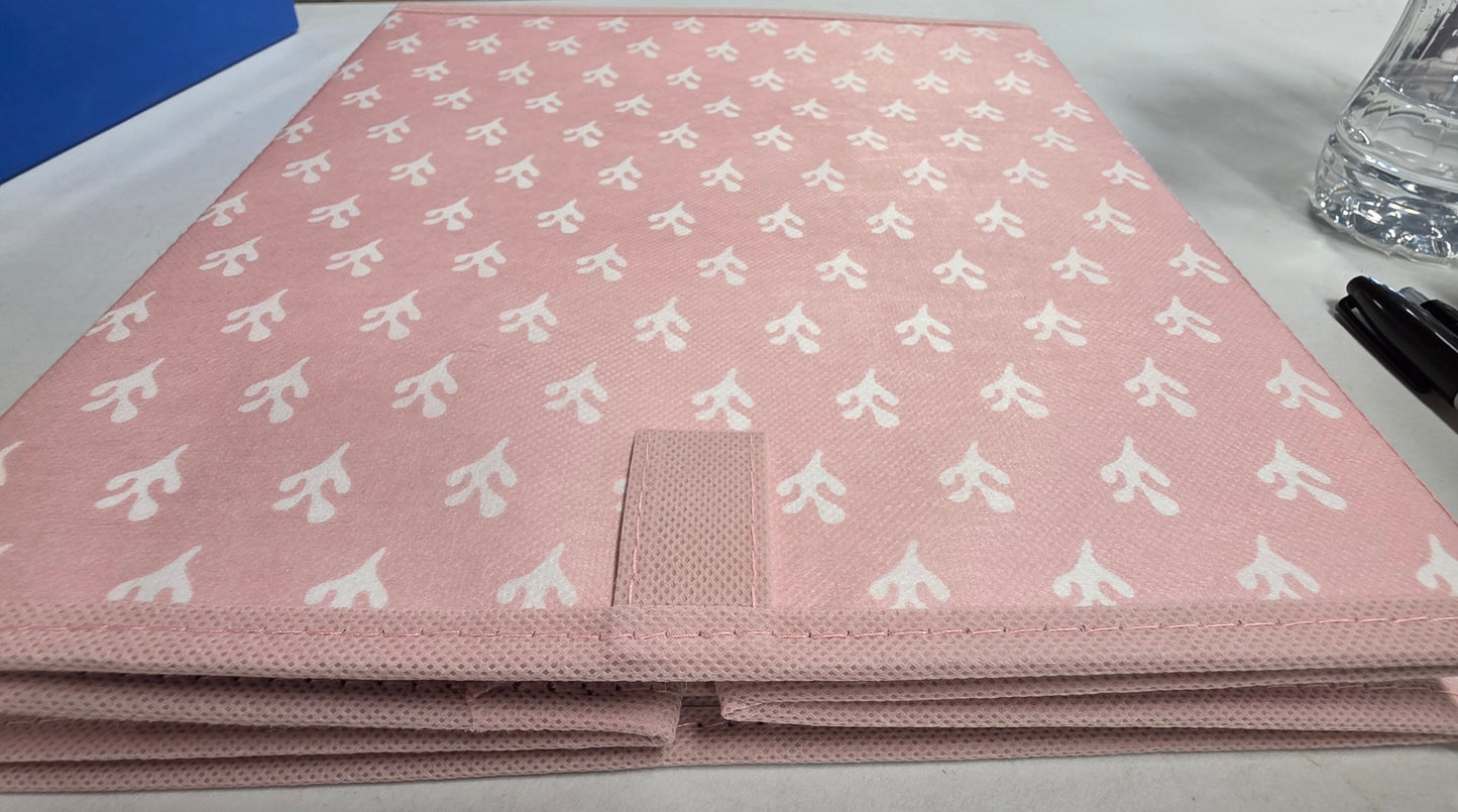 11''x10.5'' Collaspable Fabric Decorative Storage Bin