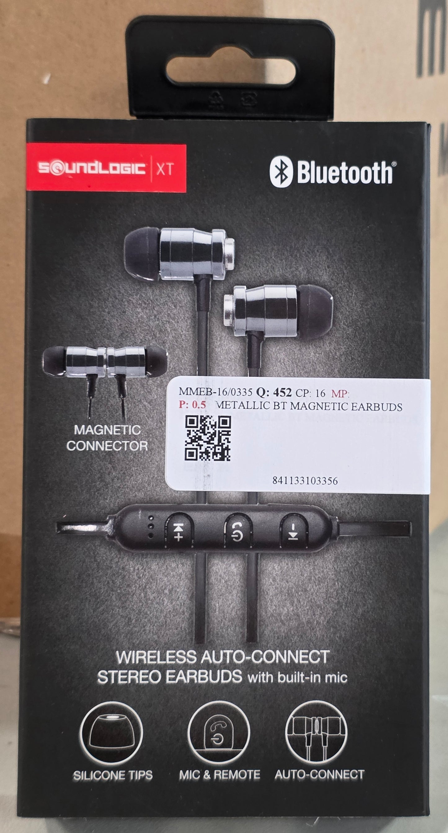 SOUNDLOGIC XT Metallic BT Magnetic Earbuds