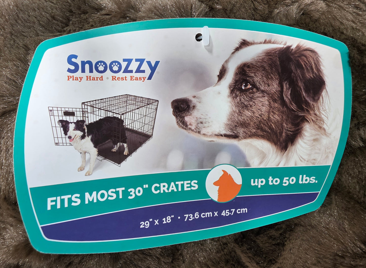 SnooZZy® Cozy Comforter Brown Dog Kennel Mat Medium