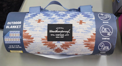 Weatherproof vintage outdoor blanket