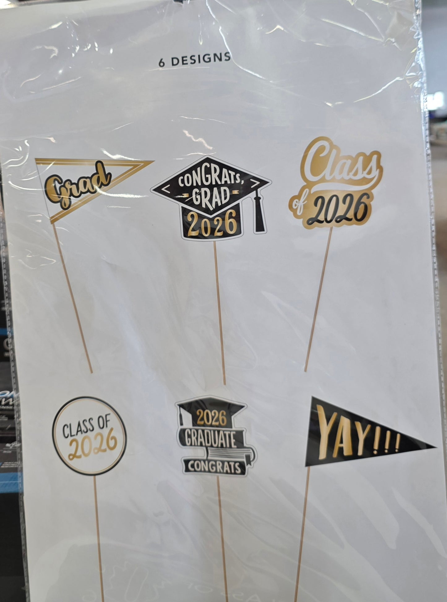 Graduation Yard Signs 6 pc Set - Class of 2026
