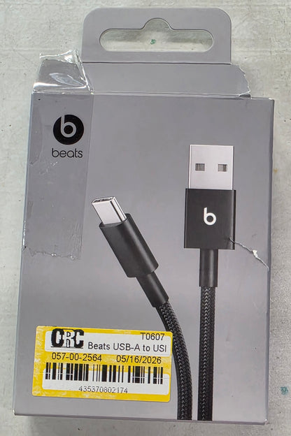 Beats USB-A to USB-C Woven Cable (1.5 m) - Bolt Black