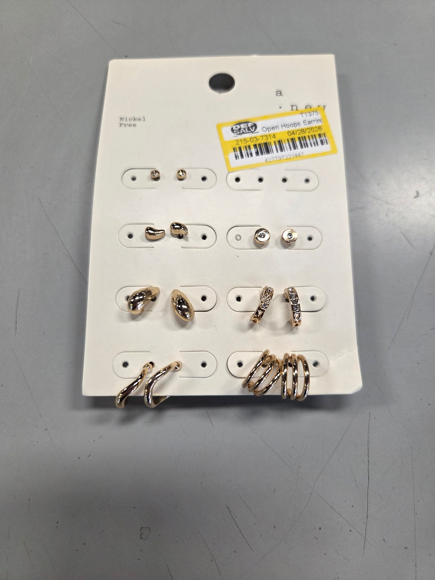 Earrings set - 7 pairs