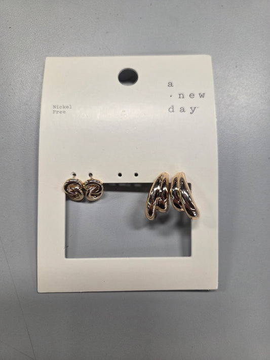 Earring set - 2 pairs