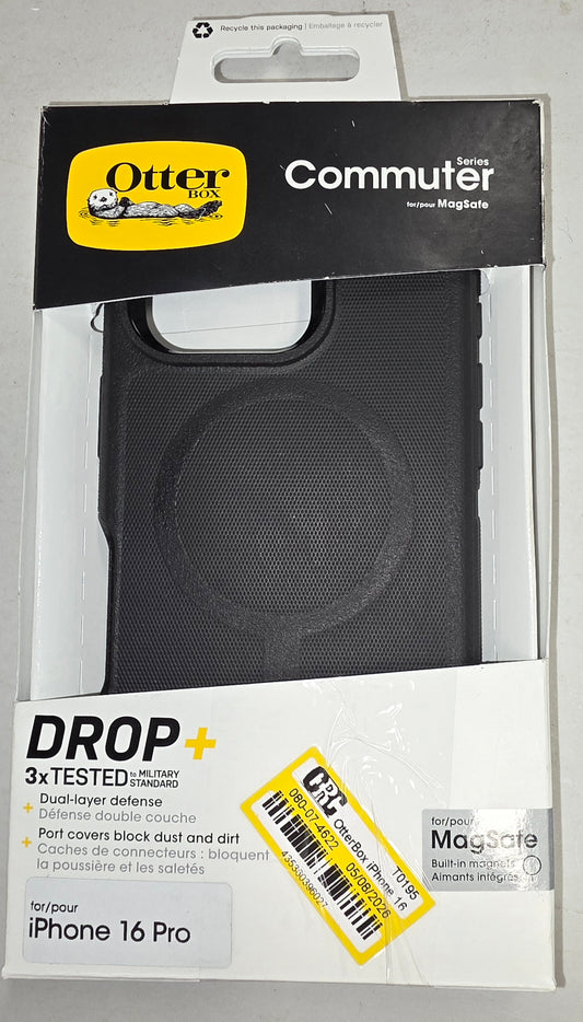 OtterBox iPhone 16 Pro Commuter Series Case for MagSafe Black