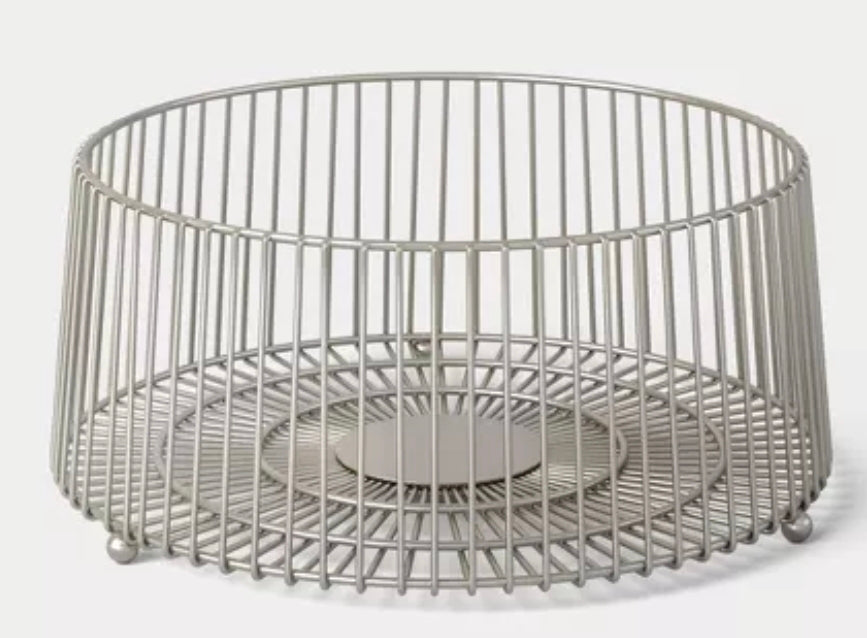 Wire Silver Fruit Basket Silver - Room Essentials™