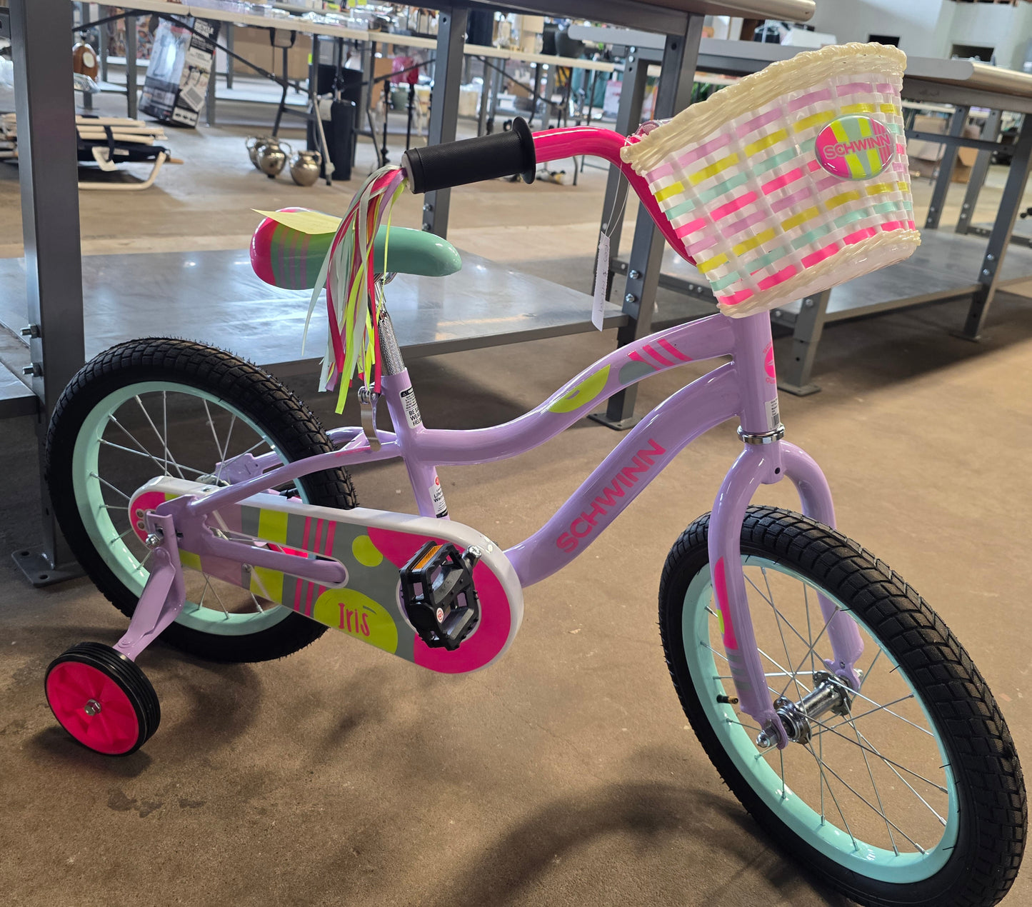 Schwinn Iris 16" Kids' Bike - Purple AS-IS PICKUP ONLY