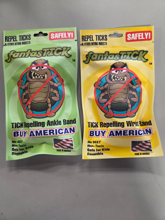 Fantastick tick repelling wrist & ankle band