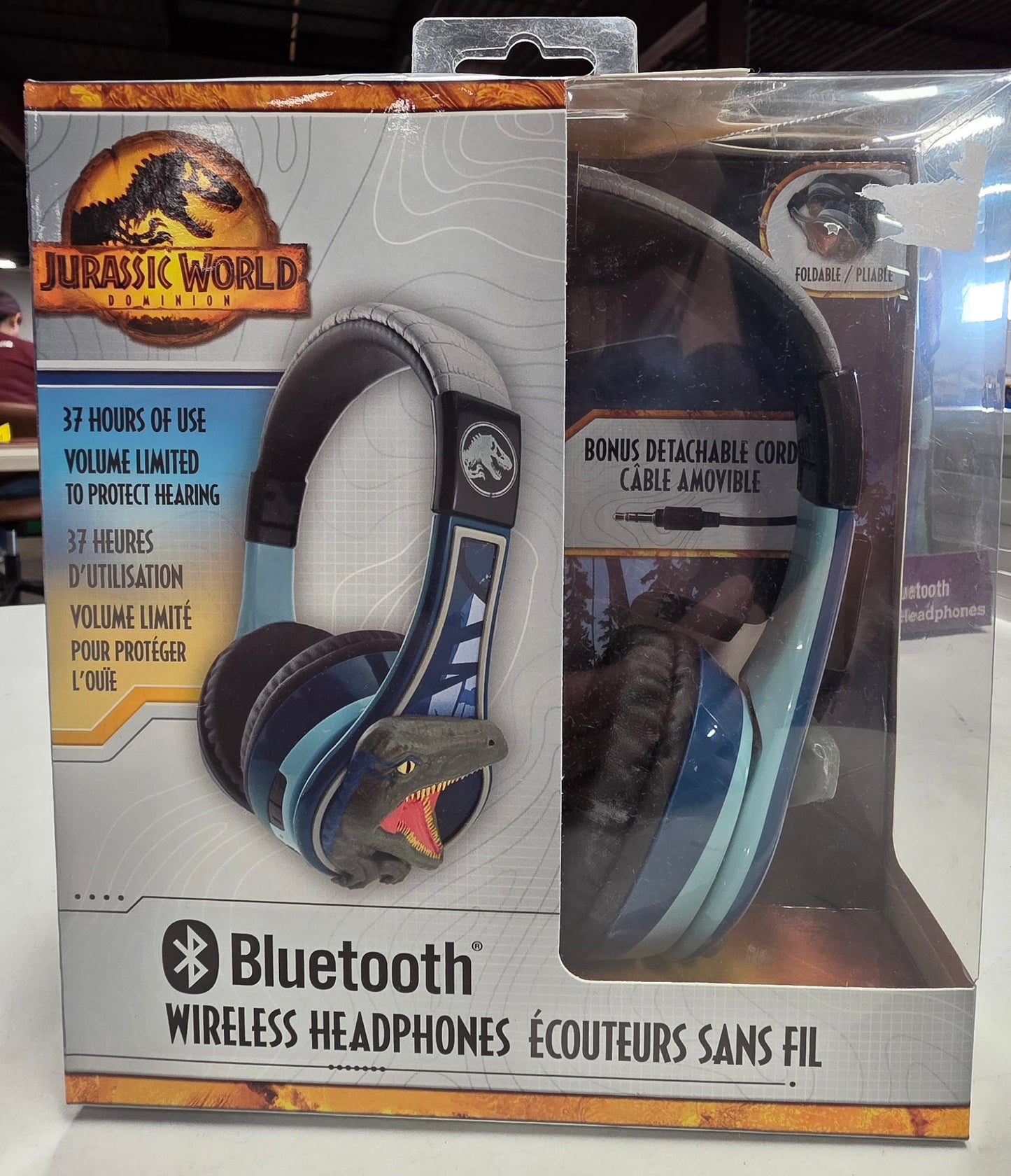 eKids Jurassic World Bluetooth Wireless Headphones