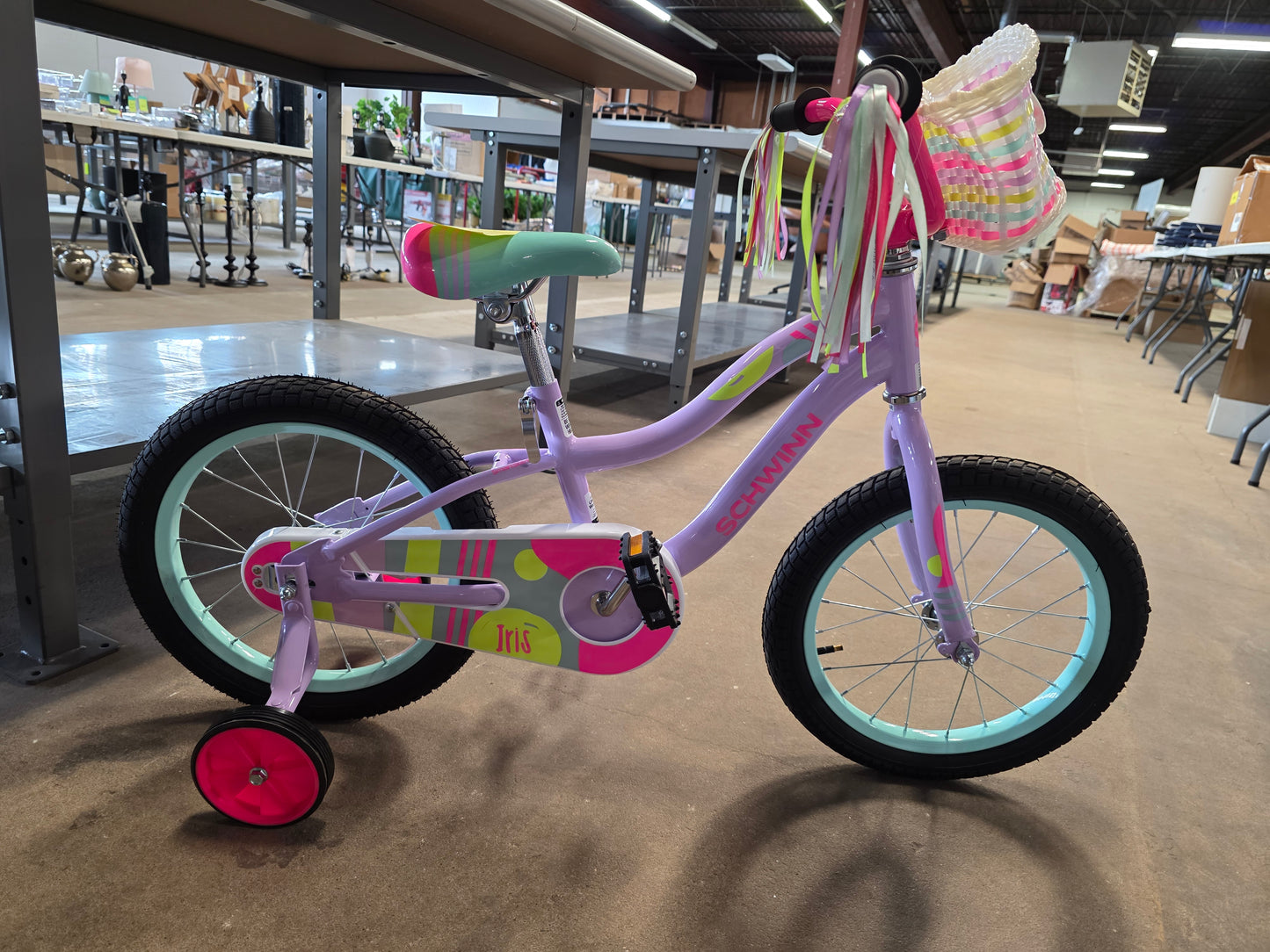Schwinn Iris 16" Kids' Bike - Purple AS-IS PICKUP ONLY