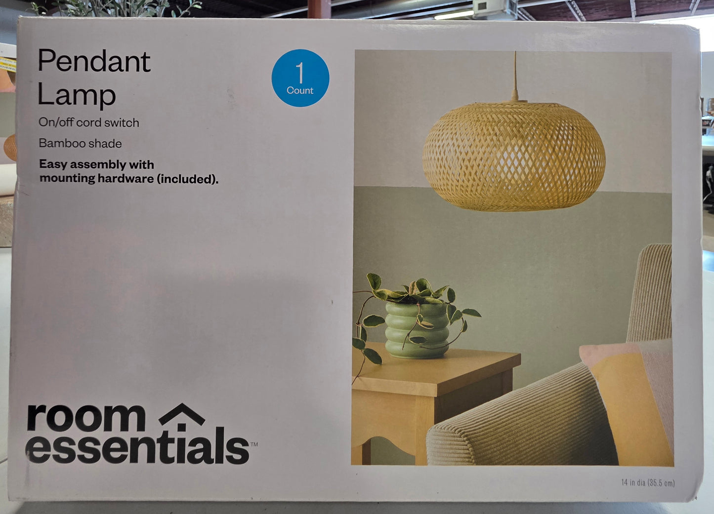 Shop all Room Essentials
Bamboo Woven Pendant Light - Room Essentials™ PICKUP ONLY