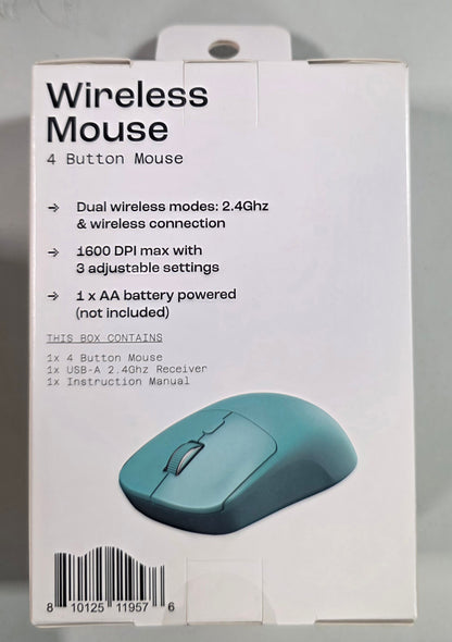 North Wireless Mouse - Aqua Green: Radio Frequency