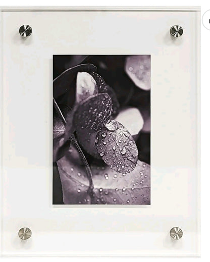Clear Acrylic Float Wall Photo Frame