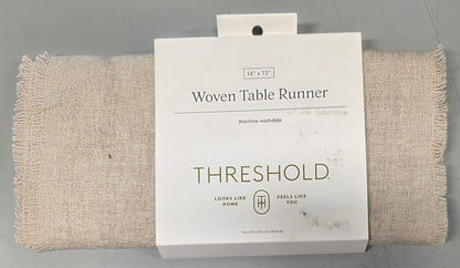 14x72" Table Runner Woven Natural - Threshold™