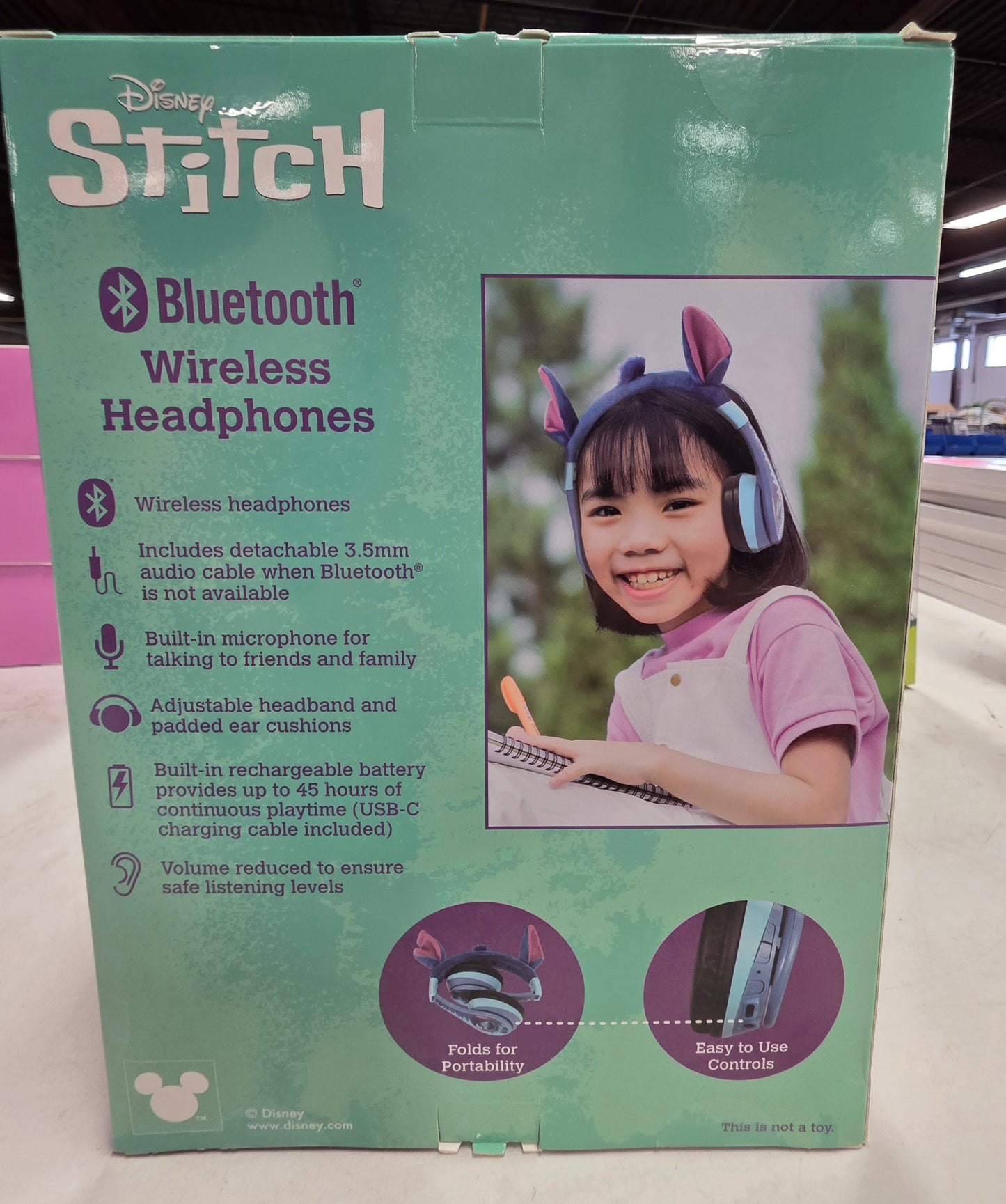 Lilo & Stitch Bluetooth Wireless Headphones - Blue