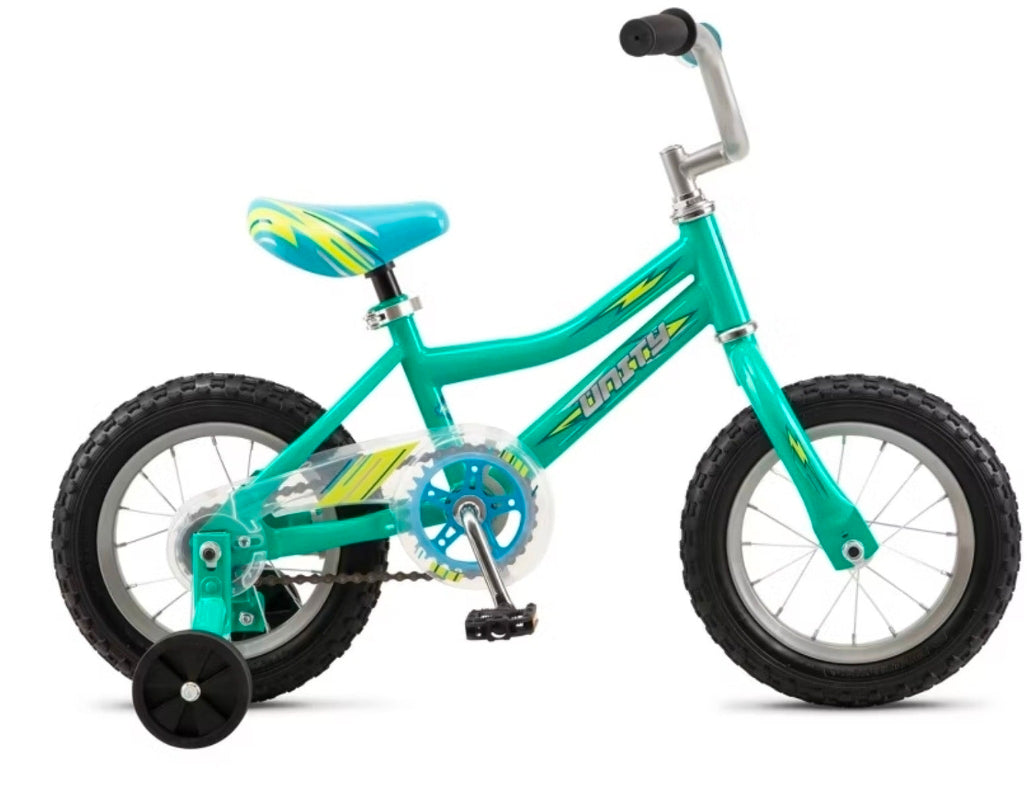 Pacific Unisex Unity 12" Kids' Bike - Teal Blu:  AS-IS Missing Left Pedal PICKUP ONLY