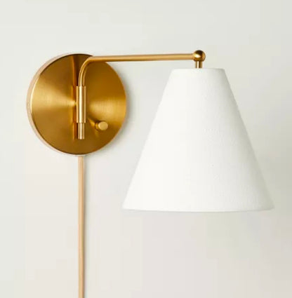 Wall SIonce with Horizontal Arm Brass - Threshold™ designed with Studio McGee Open Box I