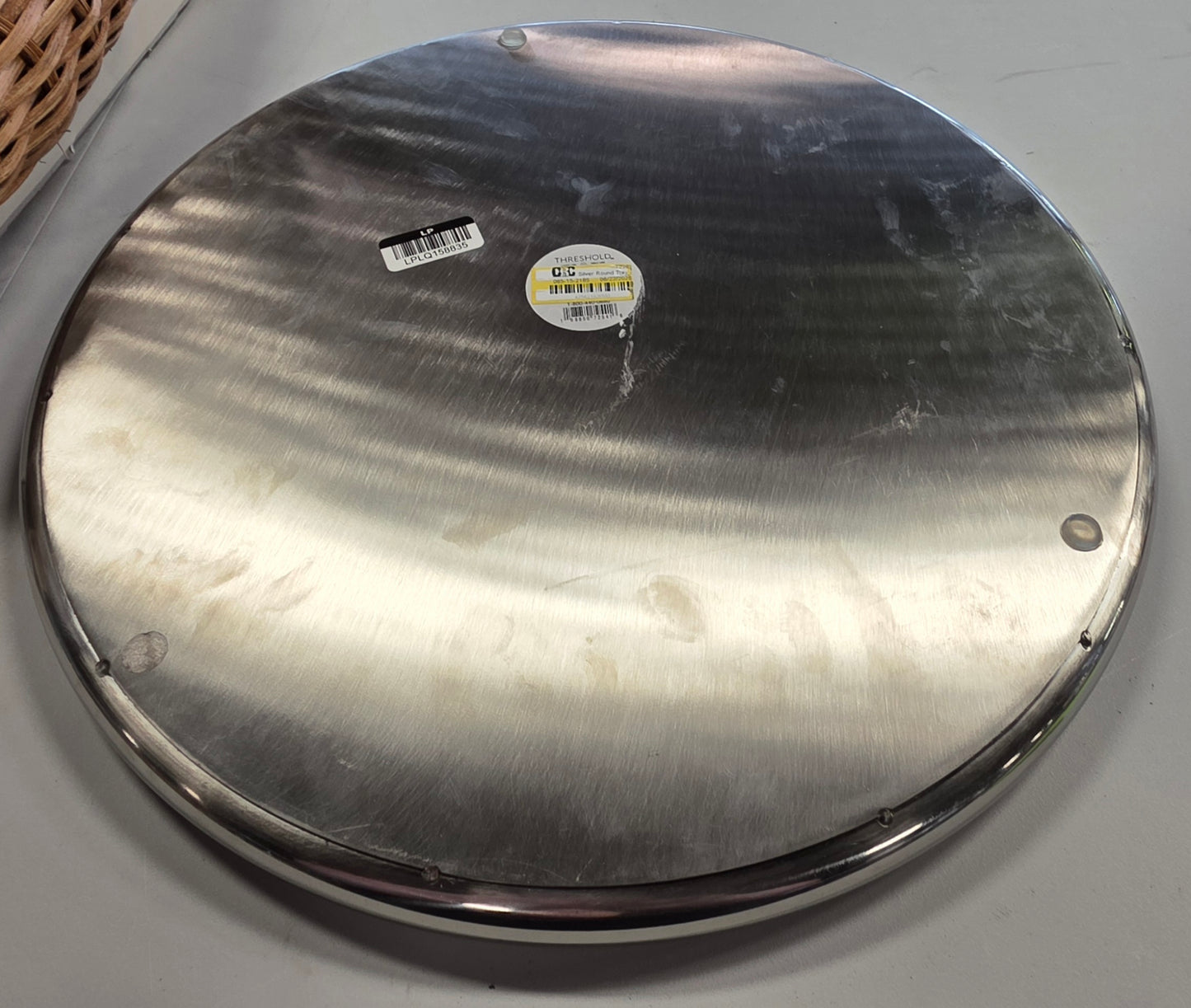 Silver Round Tray - Threshold™