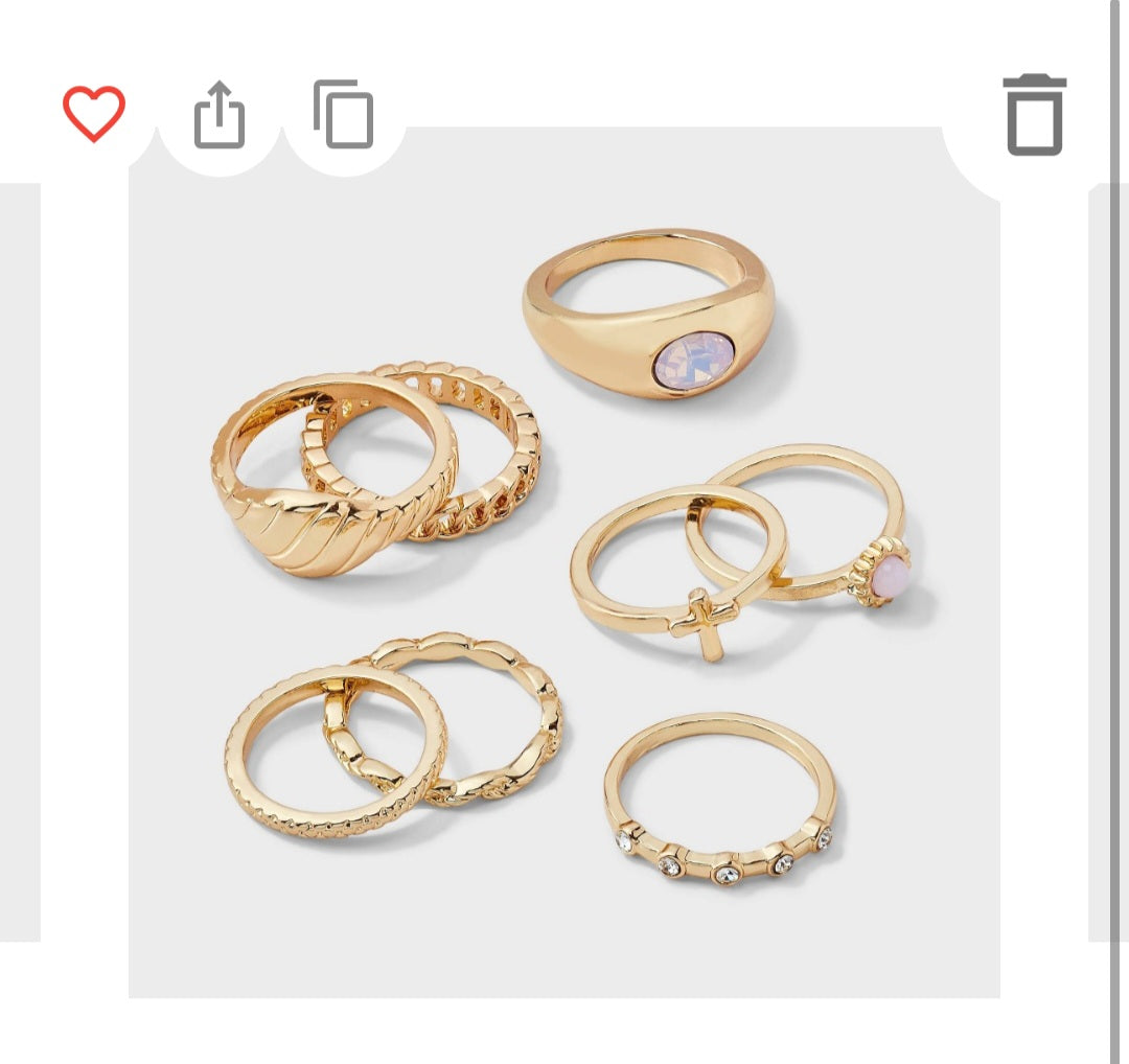 Ring set - 7pcs